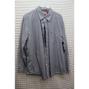 Izod men's size XL button up yellowing around collar